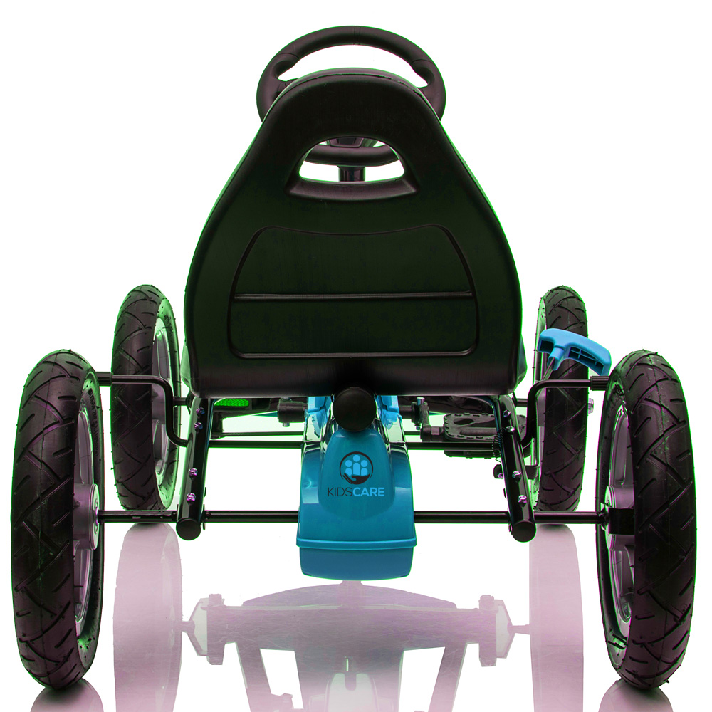 Kart Pedale Karera Albastru Kidscare | 4-9 Ani - imagine 3
