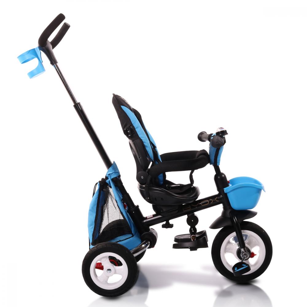 Tricicleta Byox Flexy Lux Blue Pliabila cu Maner Parental - imagine 11
