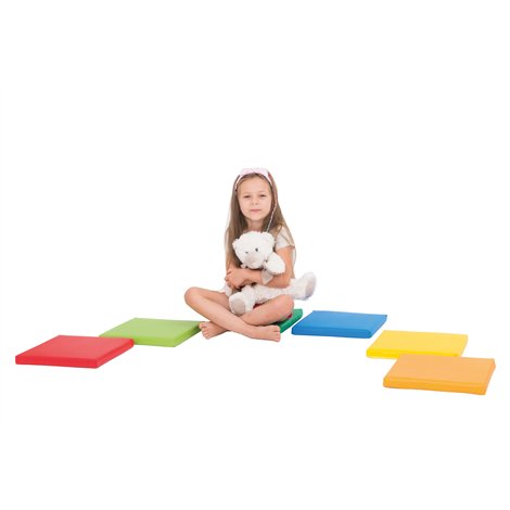 Set 6 pufuri Moje Bambino - sigurță cresa - imagine 2