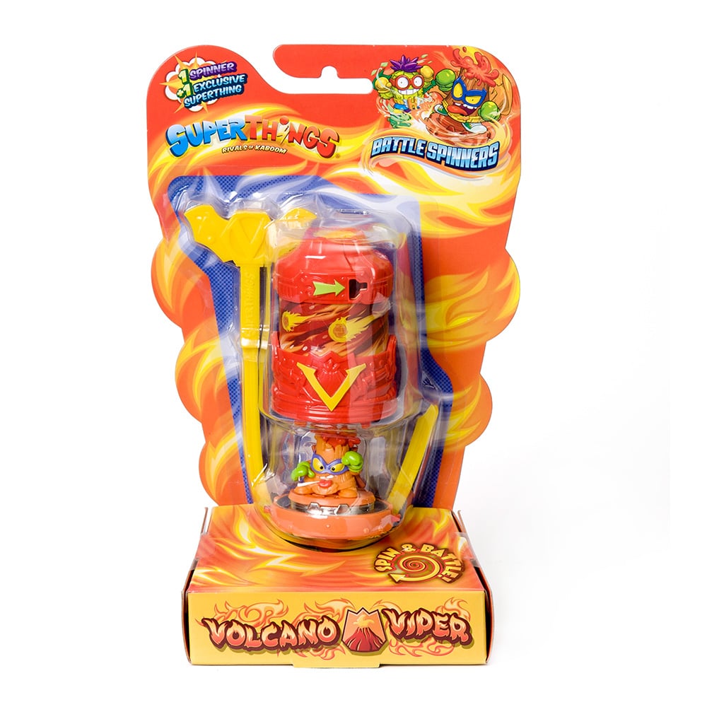 Figurina Battle Spinners SuperTings Volcano Viper