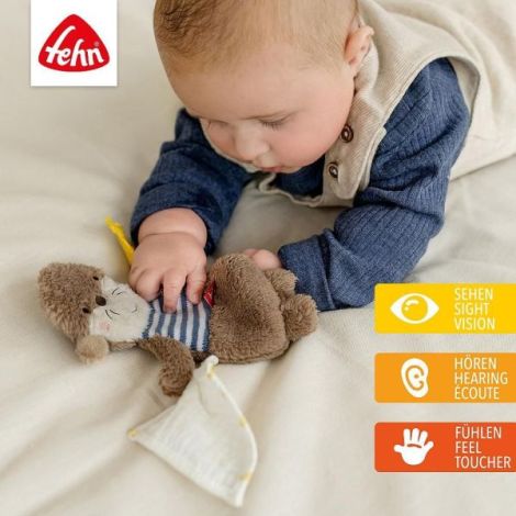 Jucarie Fosnitoare Otter Bebelusi | Stimulare Senzoriala - imagine 2