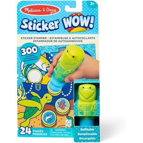 Melissa & Doug Sticker WOW Testoasa - Creativitate
