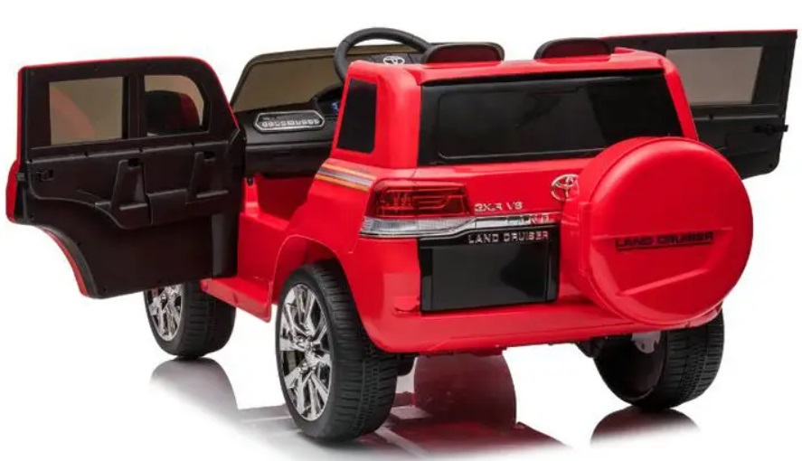 Masinuta Electrica Toyota Landcruiser Rosu - imagine 7