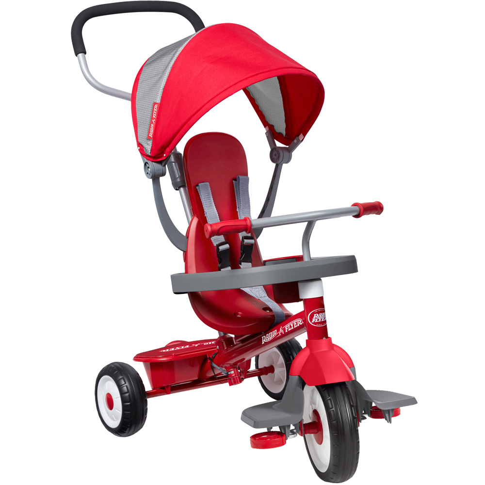 Tricicleta Radio Flyer 4 în 1, Roșu - imagine 7