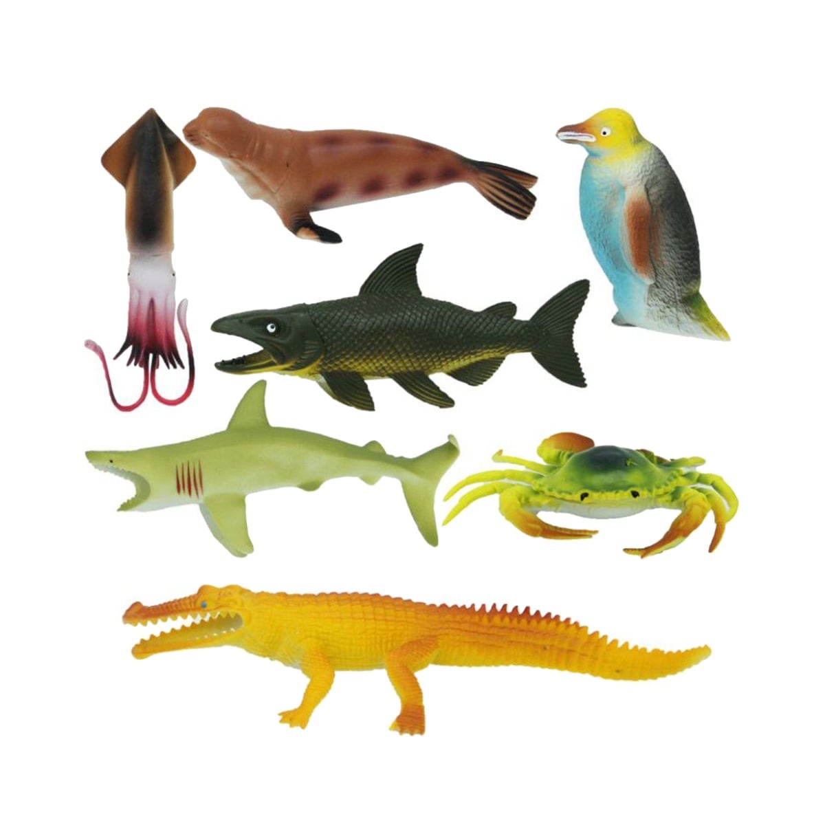 Set 7 Figurine Ocean Crazoo pentru Copii