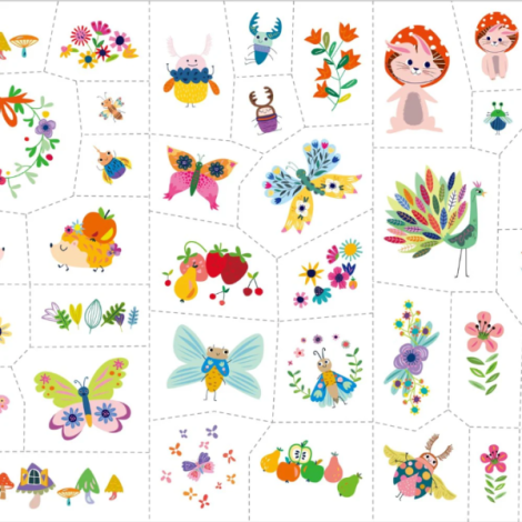 Avenir Set Stickere si Tatuaje Fata Gradina Fantastica - imagine 2