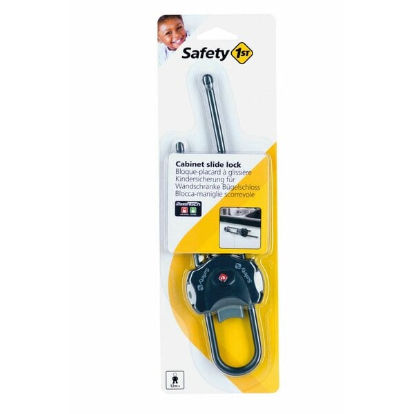 Siguranță Culisantă Safety 1st Grey, Indicator Blocare