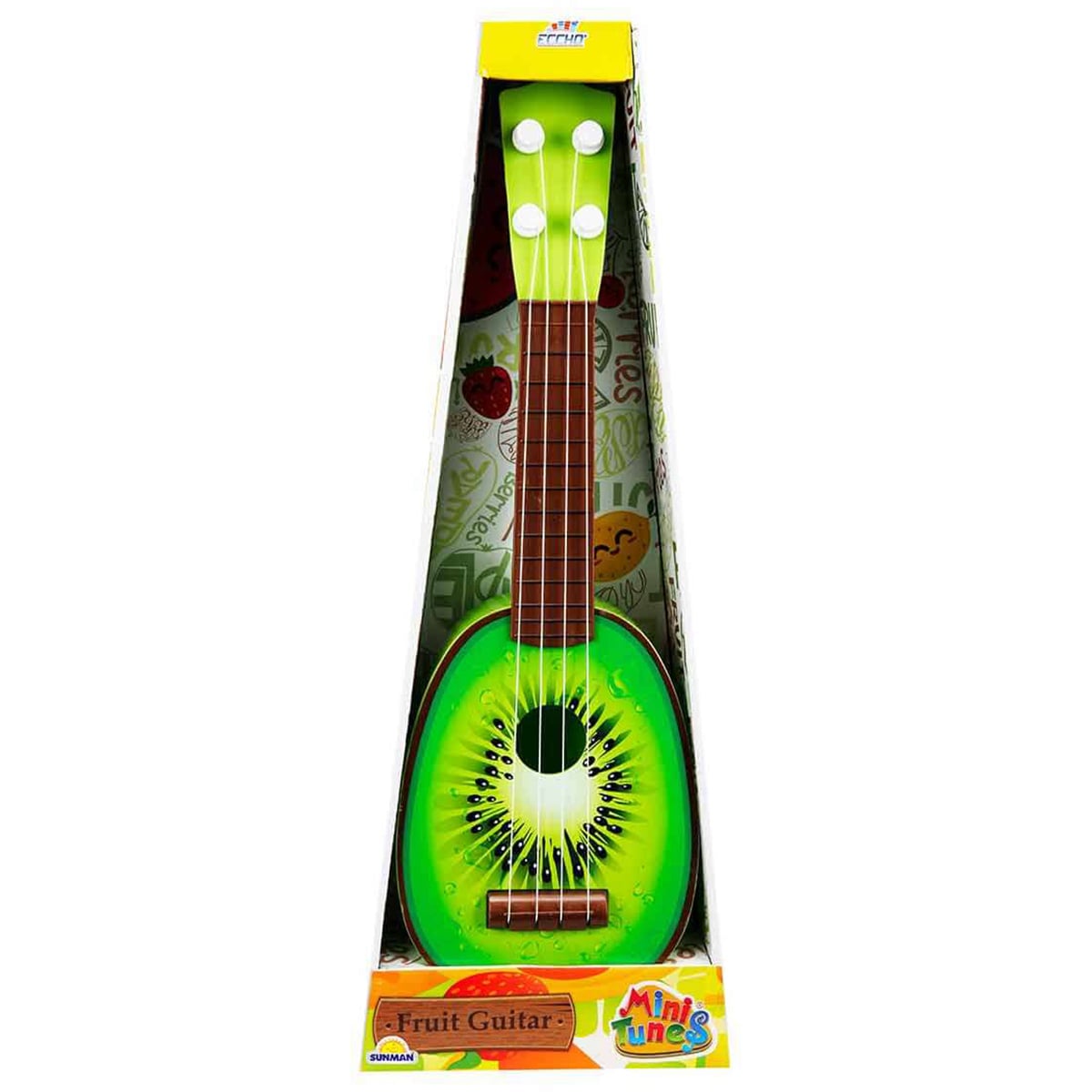 Mini Chitara Eccho Kiwi - Jucărie Muzicală 3 Ani+