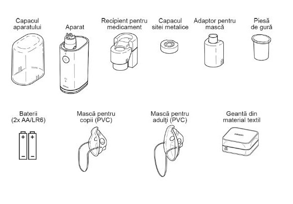Nebulizator Omron U100 Portabil și Silentios - imagine 5