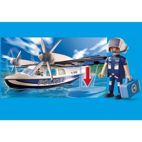 Playmobil Hidroavion de Politie - Misiuni Salvari - imagine 5