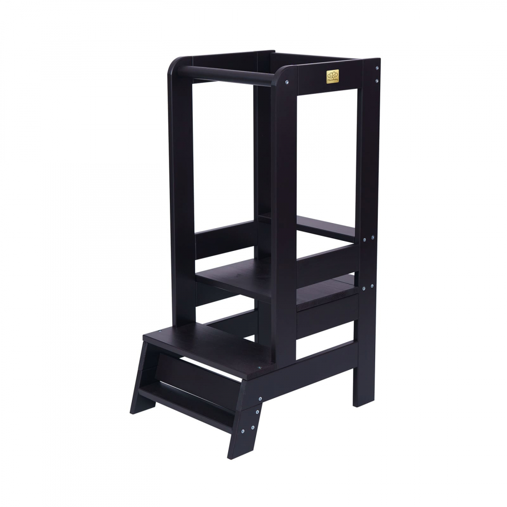 Inaltator Learning Tower MeowBaby Negru - imagine 8