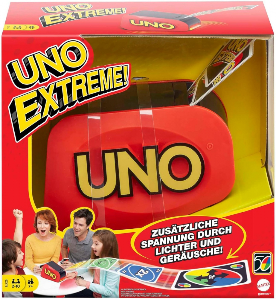 UNO Extreme Mattel - Joc cu Lansator Carti