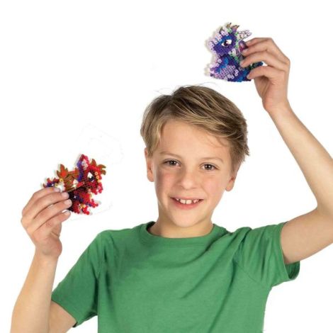Set Dragoni 3D Beedz Ses Creative - Creatie Stralucitoare - imagine 5