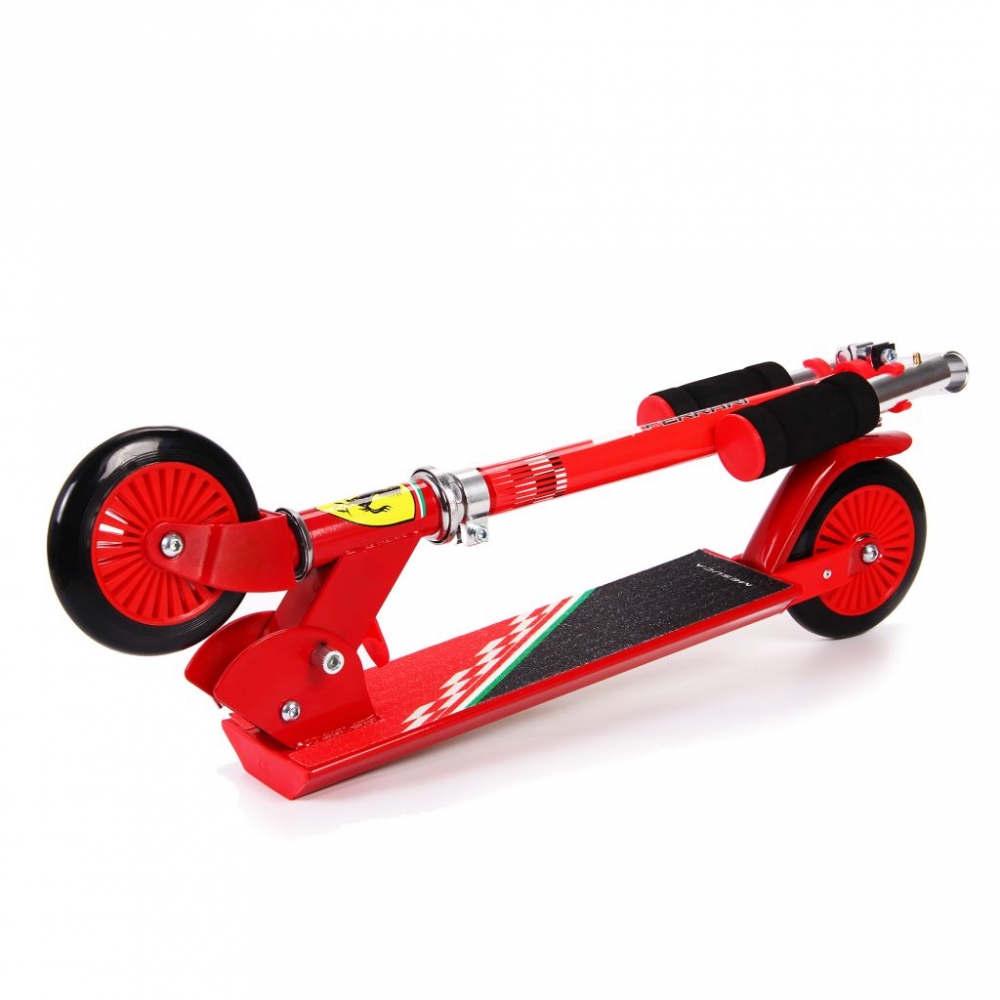 Trotineta Pliabilă Ferrari Roșie | Ghidon Reglabil - imagine 4