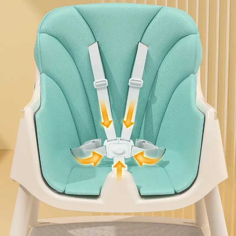 Scaun de masa 2in1 Little Mom Modern Green - imagine 2