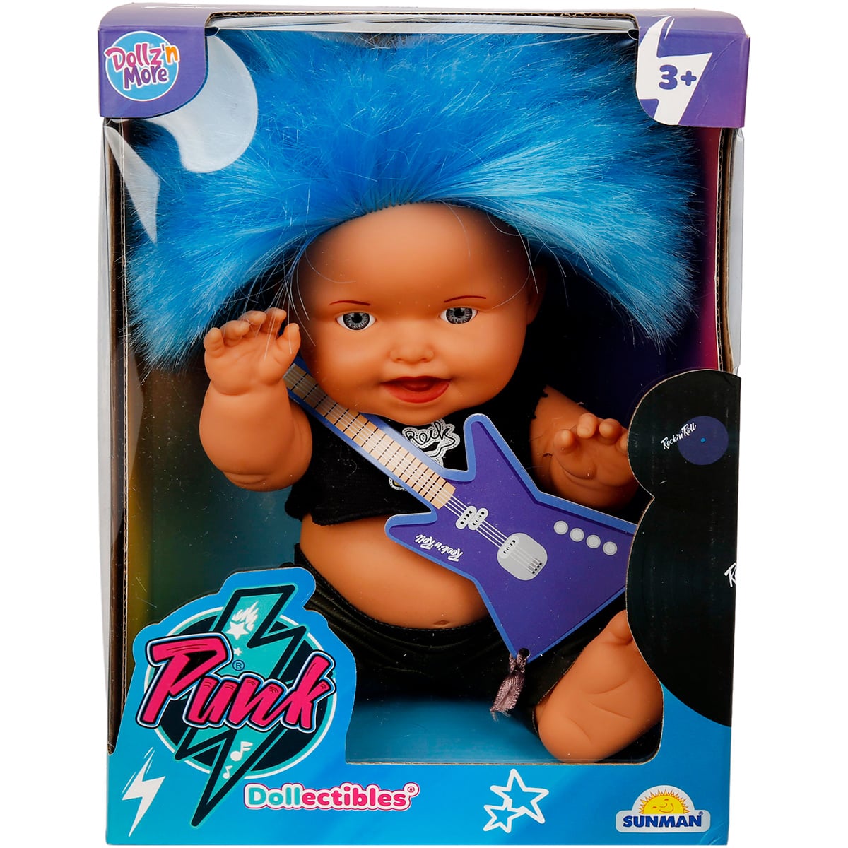 Papusa Bebelus Punk Nil 23 cm, Dollz n More