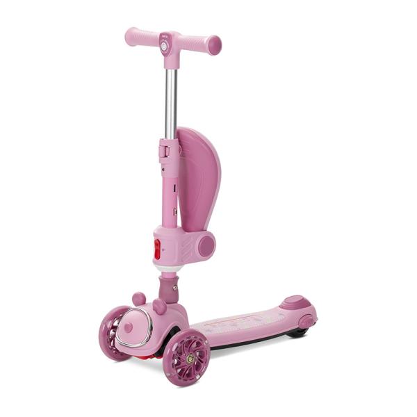Lorelli Swiftie Pink Trotineta Pliabila LED - imagine 3