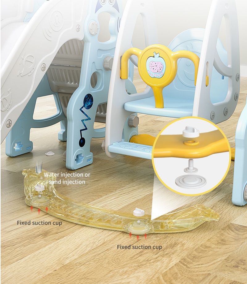 Spațiu Joacă 3in1 Nichiduta Astronaut Blue cu Tobogan - imagine 5