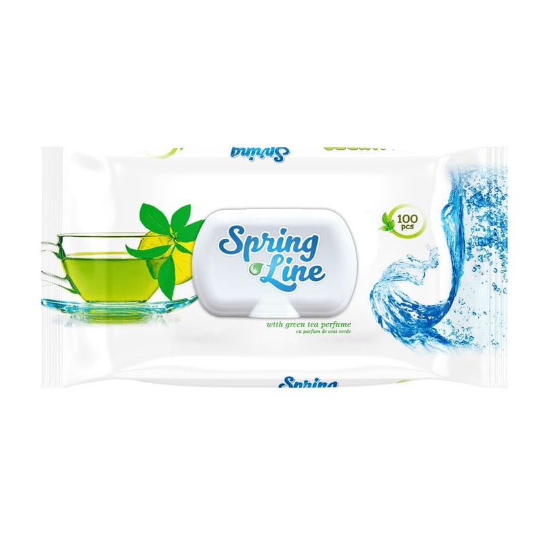 Doctor wipes Servetele Umede Ceai Verde 100buc