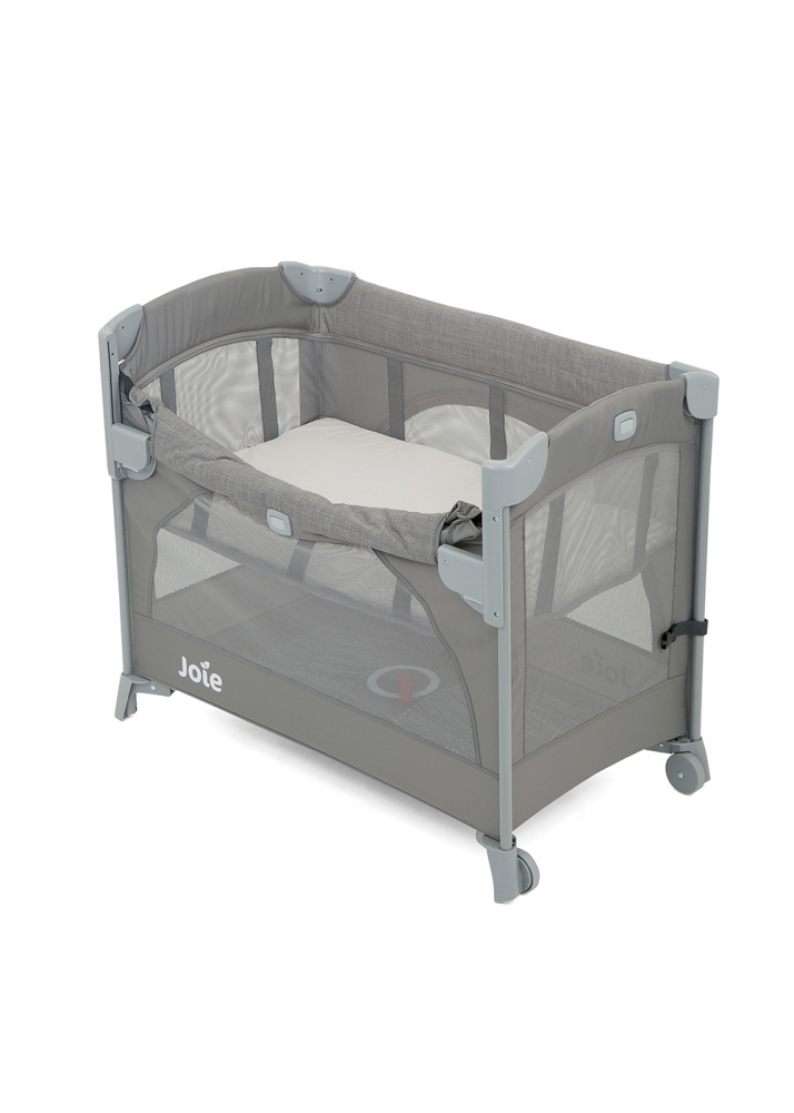 Pătuț Pliant Cosleeping Joie Kubbie Gray - imagine 7