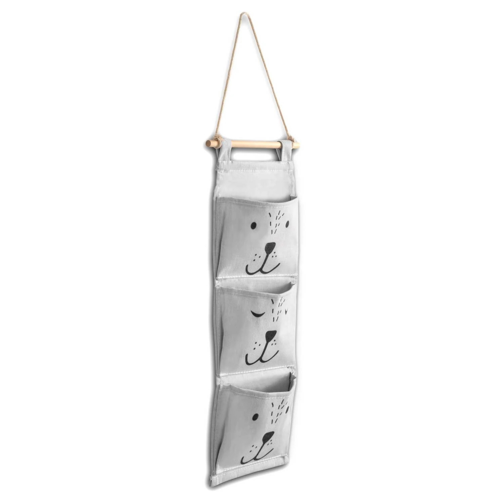 Organizator Textil Nukido Ursulet Gri pentru Jucării