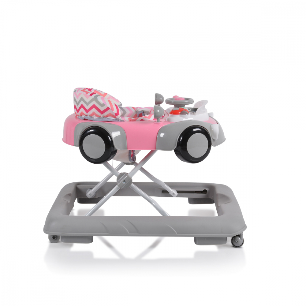 Premergator Cangaroo Shelby Pink, cu jucarie muzicala - imagine 3