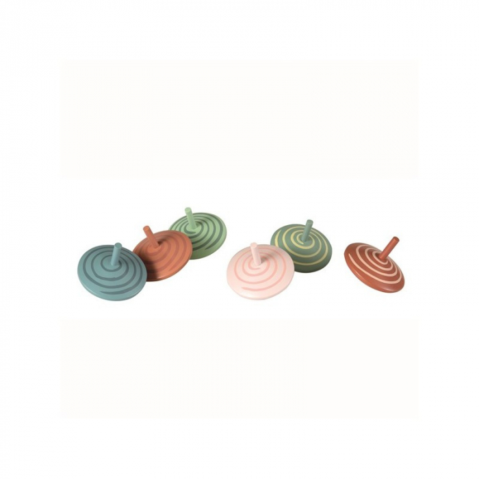 Titirez Colorat Lemn Egmont Toys | Joc Clasic