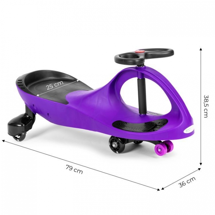 PlasmaCar Ecotoys Mov Gravitațională, LED, 120kg - imagine 8