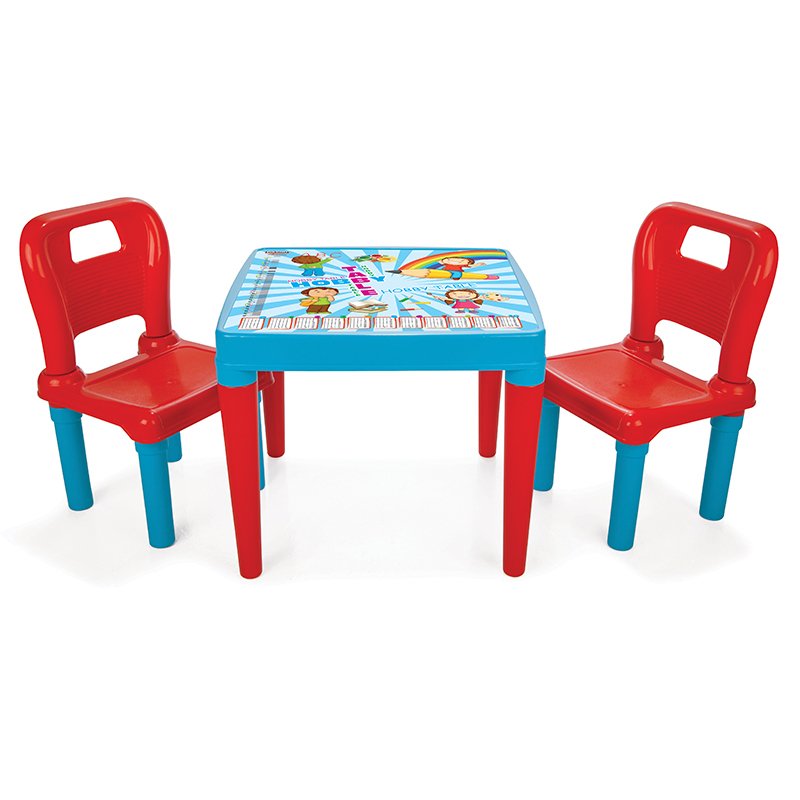 Masuta Study Table Blue Pilsan cu Scaune