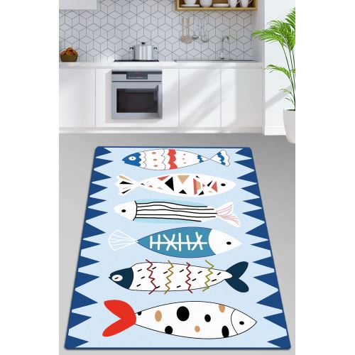 Covor Bucătărie Antiderapant Le Poisson, Chilai Home - imagine 3