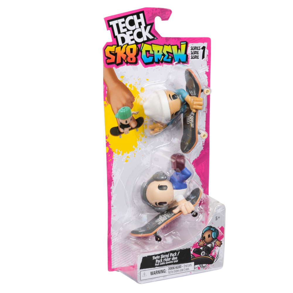 Tech Deck Sk8 Crew - Set 2 Skateboard Figurine Spin Master