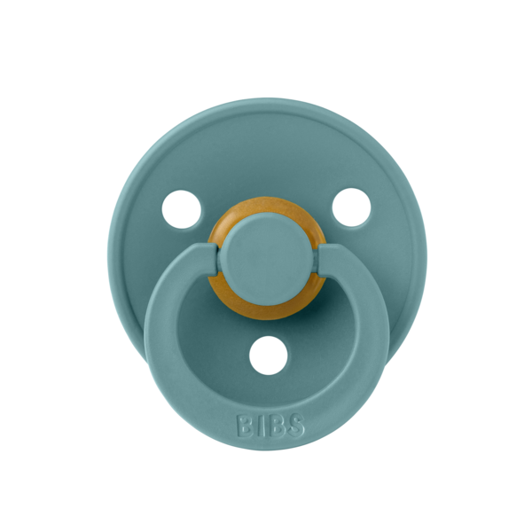 Suzeta BIBS Colour Latex, Tetină Rotundă, Island Sea - imagine 3