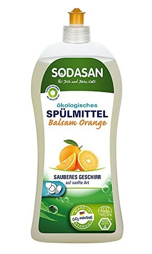 Detergent Vase Bio Portocala 1L Sodasan