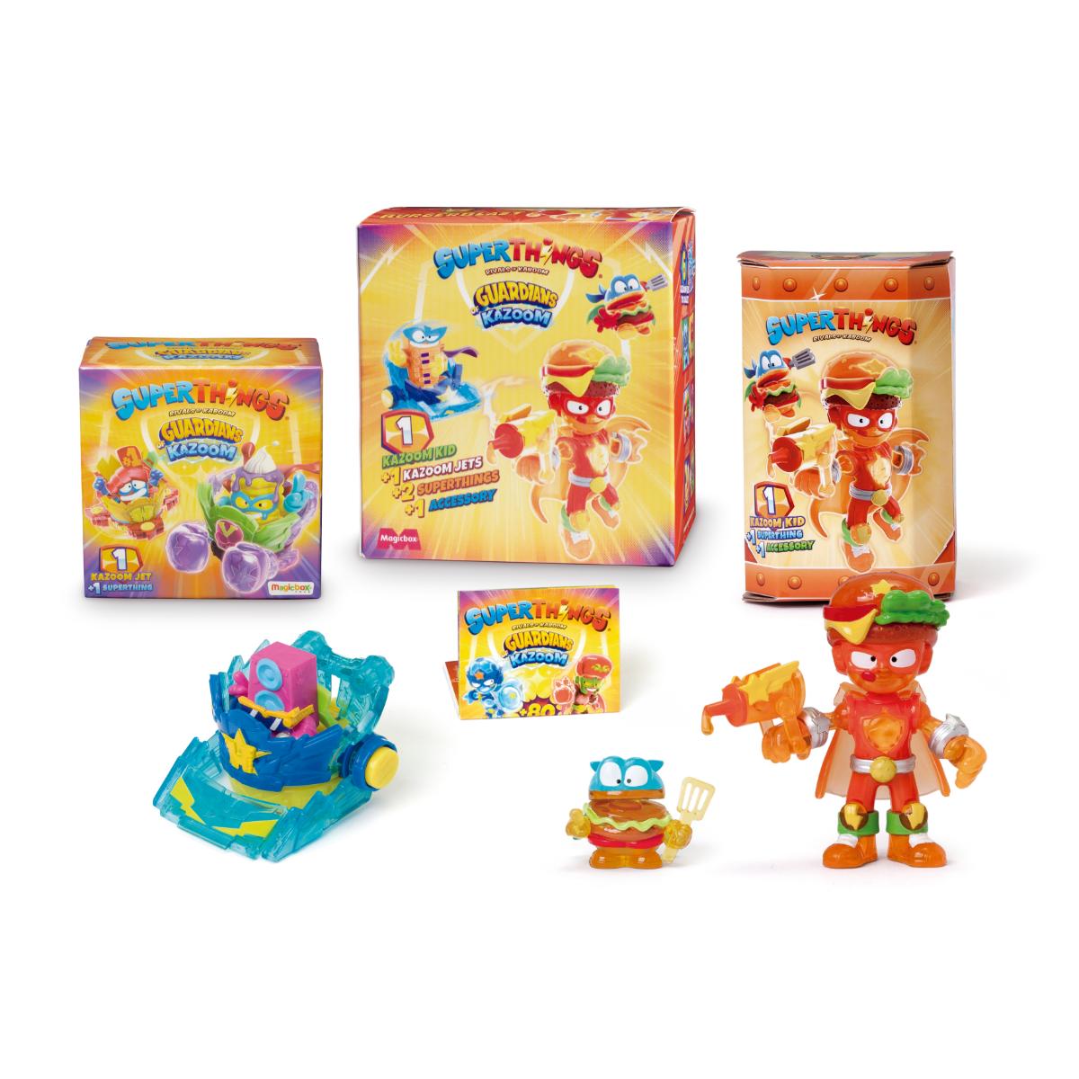 Set 3 Figurine SuperThings Guardians Kazoom