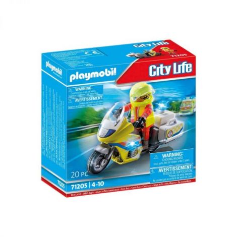 Playmobil Motocicleta cu Lumini | Aventura pe 2 Roti - imagine 2
