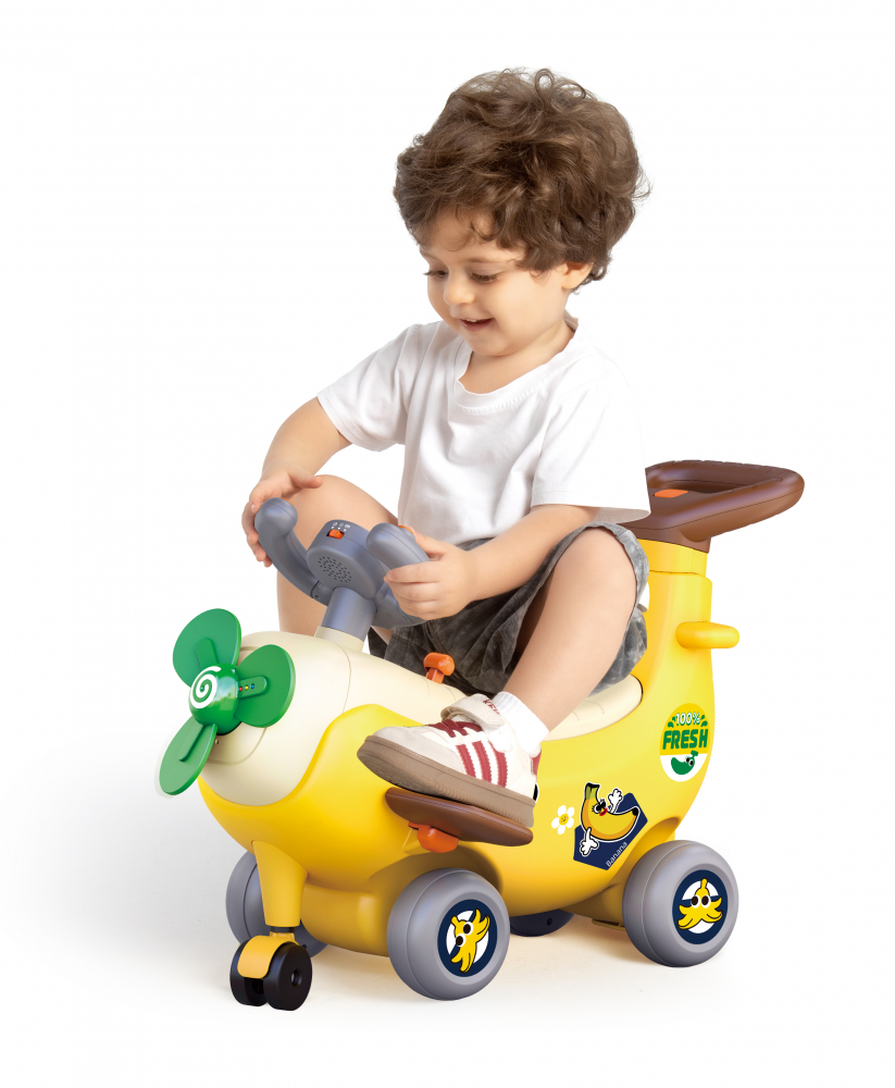 Avion Interactiv Hola 4-in-1 - Jucărie Ride On - imagine 6