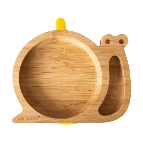 Farfurie Bambus Melc Eco Rascals | Antiderapantă