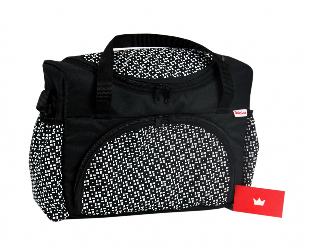 Geanta Carucior Arya Kids Tropical Negru - imagine 2