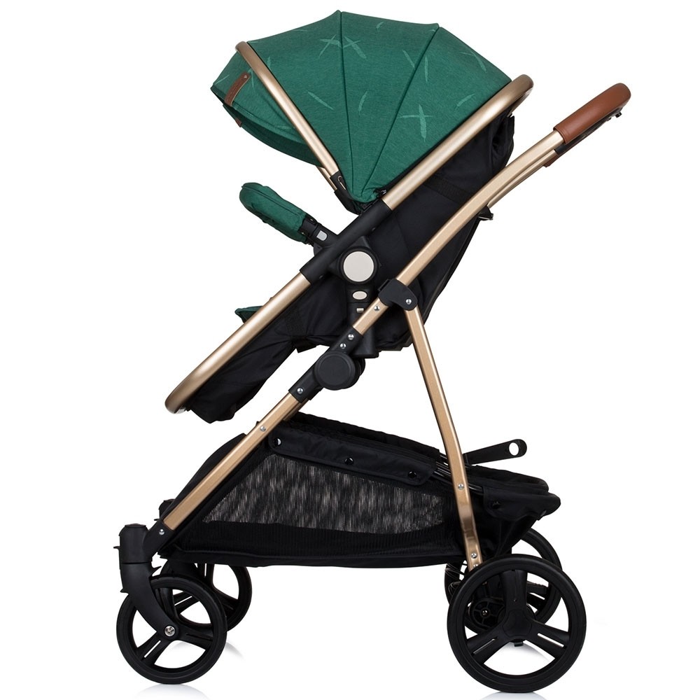 Carucior Gemeni Chipolino Duo Smart 2in1, Avocado - imagine 2