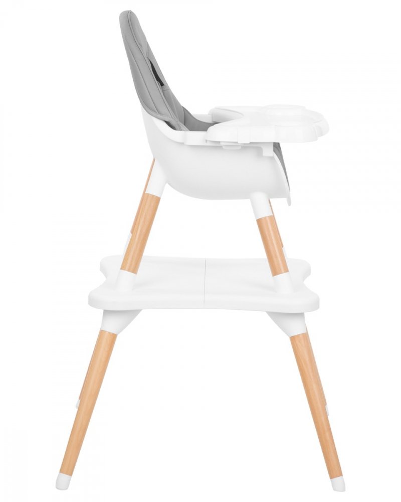Scaun de masa Kikkaboo Multi 3in1 Gri, Evolutiv - imagine 4