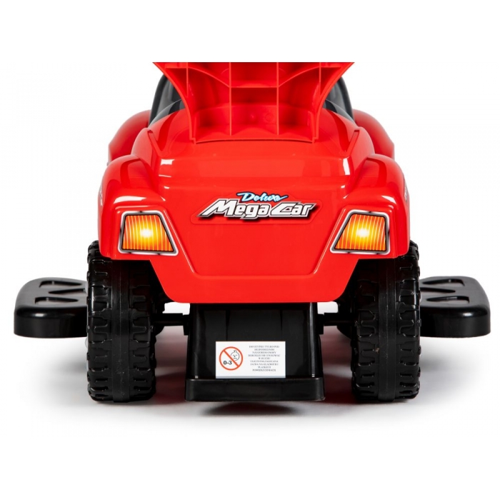 Mașinuță 3 în 1 Ecotoys Roșu | Cu Mânăr și Bară Protectie - imagine 7