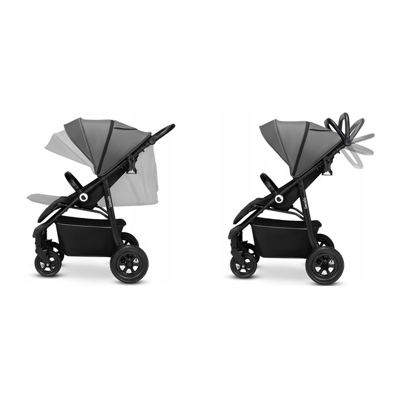 Carucior Sport Lionelo Natt Gri 0-22kg