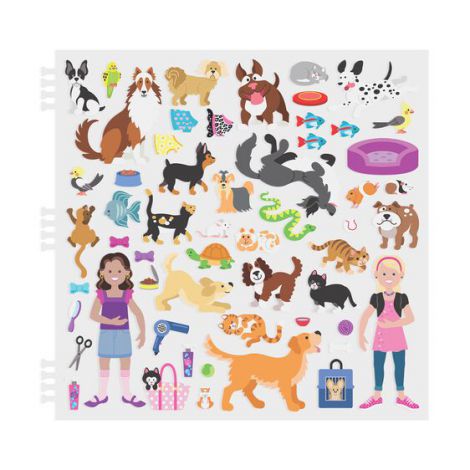 Abtibilduri Pufoase Animale Melissa & Doug - imagine 3