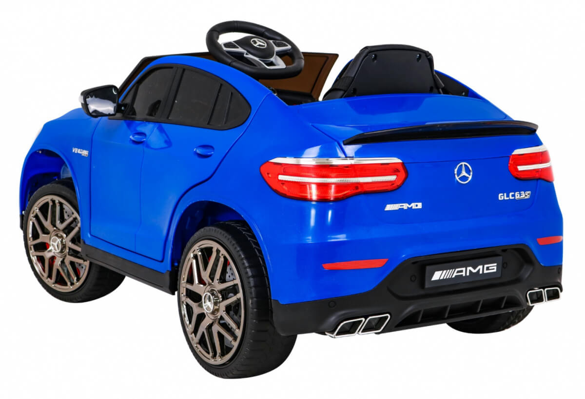 Mașinuță Electrică Mercedes AMG GLC63s 4x4 Albastru - imagine 4