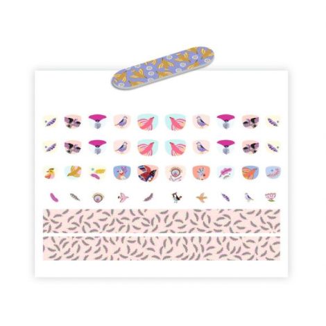 Stickere Unghii Djeco Pene pentru Copii - imagine 2