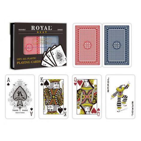 Set 2 Pachete Royal Canasta Plastic