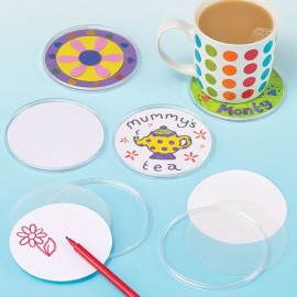 Set 6 Suporturi Pahar Baker Ross de Decorat DiY