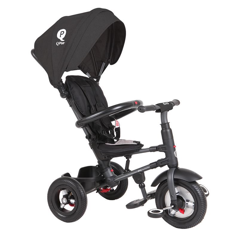 Tricicleta Qplay Rito Rubber, Pliabila, 25kg - imagine 8