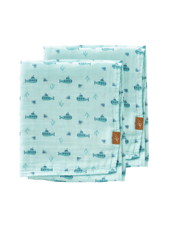 Set 2 museline Fresk Submarine 70x60 cm - imagine 3