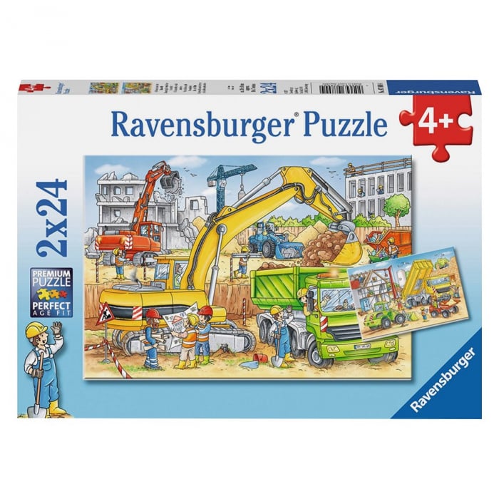 Puzzle Ravensburger Muncind din Greu | Educațional